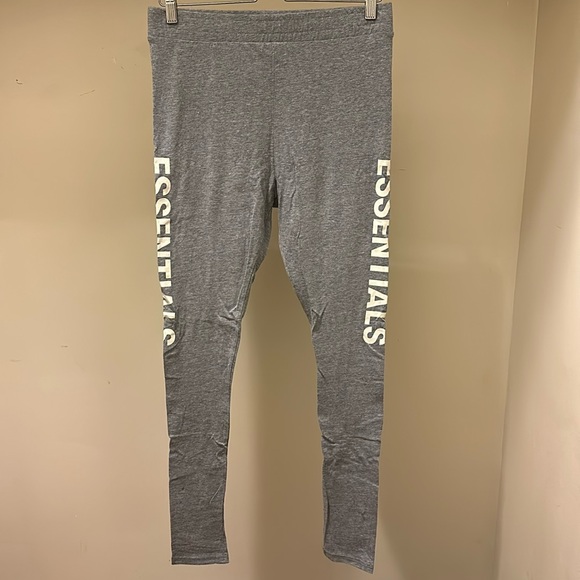 New Fear of God Essentials drop crotch high rise side logo legging lounge pants - Picture 3 of 12